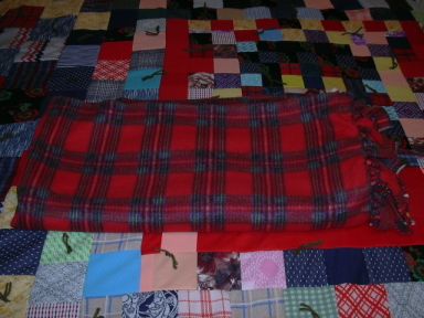 Project Linus blankie in honor of my father for Christmas