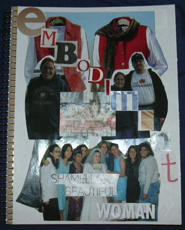 The front of the journal